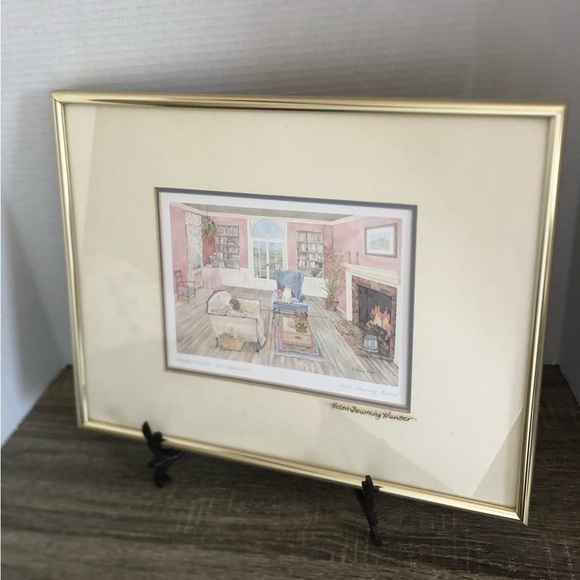 Canadian Artist Helen Downing Hunter Signed and Titled Framed Art - Picture 3 of 15